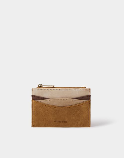 Suedette Card Holder
