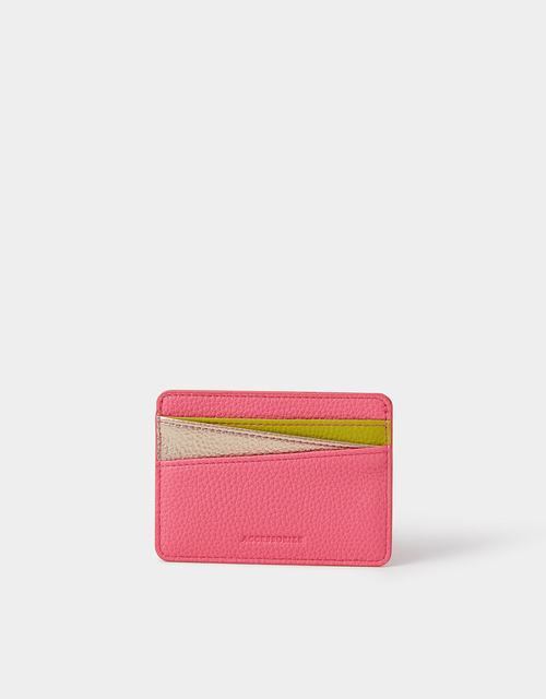 Curved Colour Block Card Holder