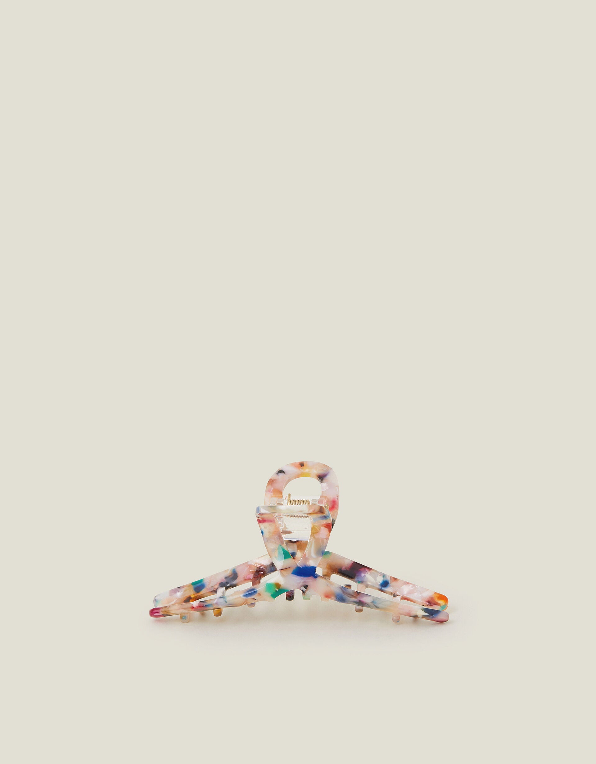 Marbled Resin Twist Claw Clip