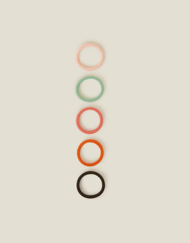Towelling Hair Bands 5 Pack