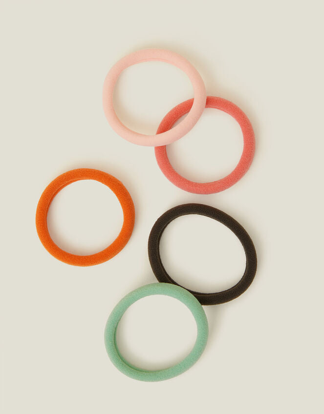 Towelling Hair Bands 5 Pack