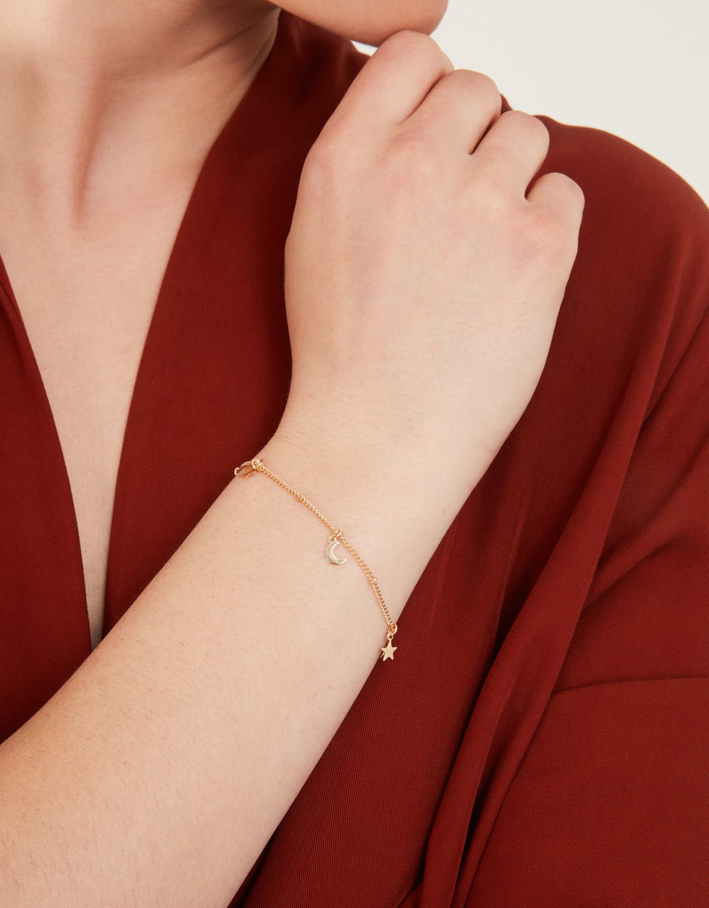 Stars and Moon Bracelet Silver