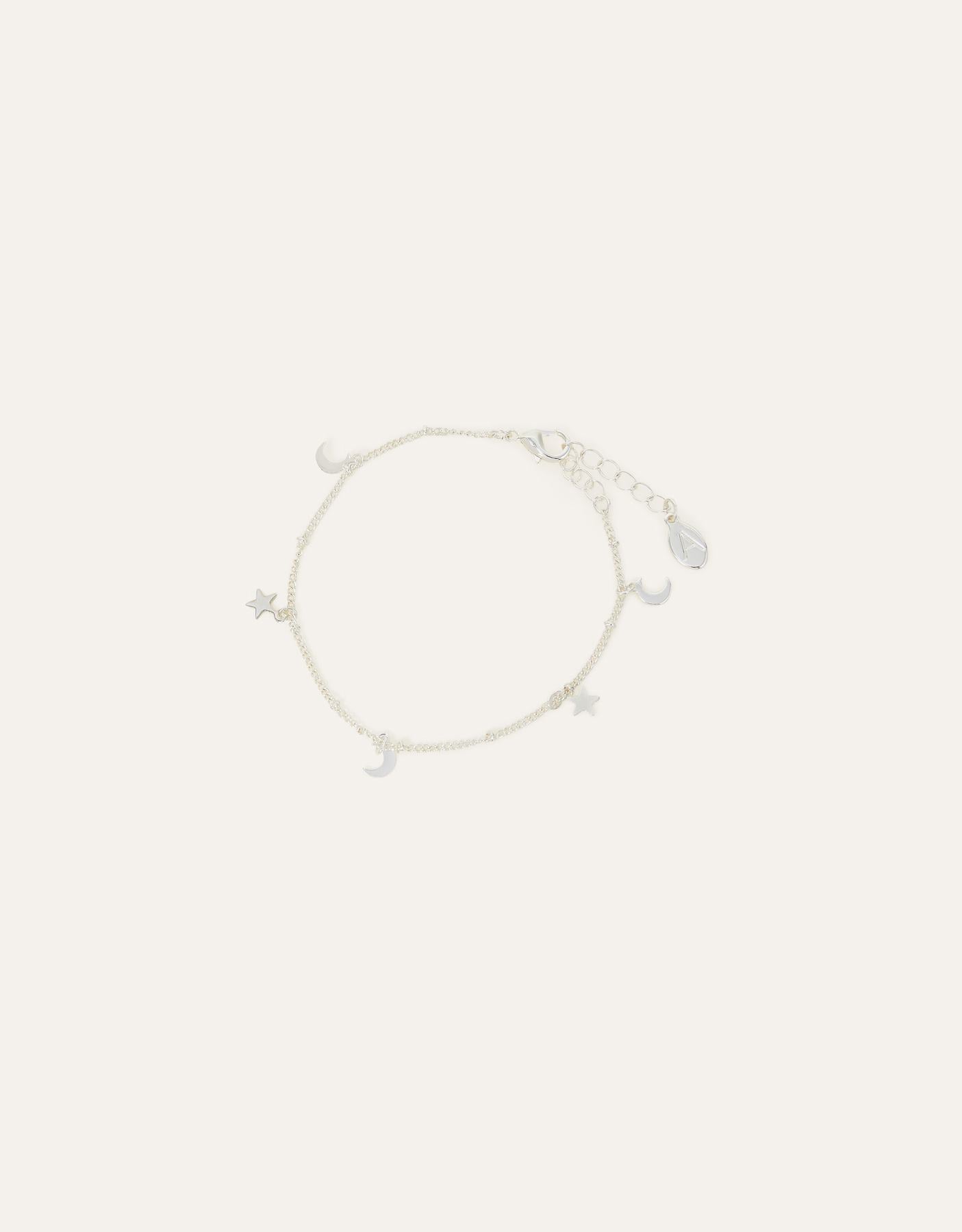 Stars and Moon Bracelet Silver