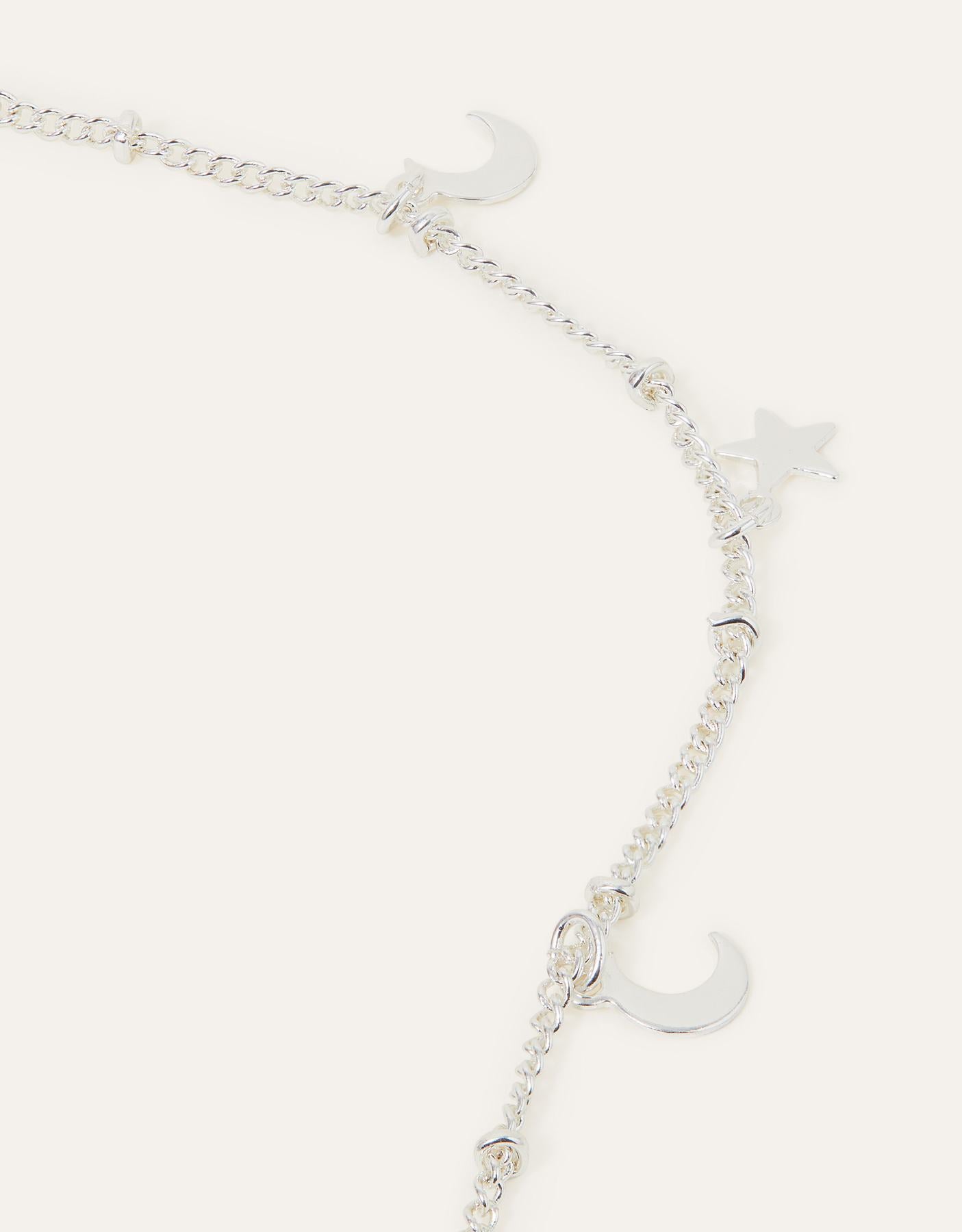 Stars and Moon Bracelet Silver