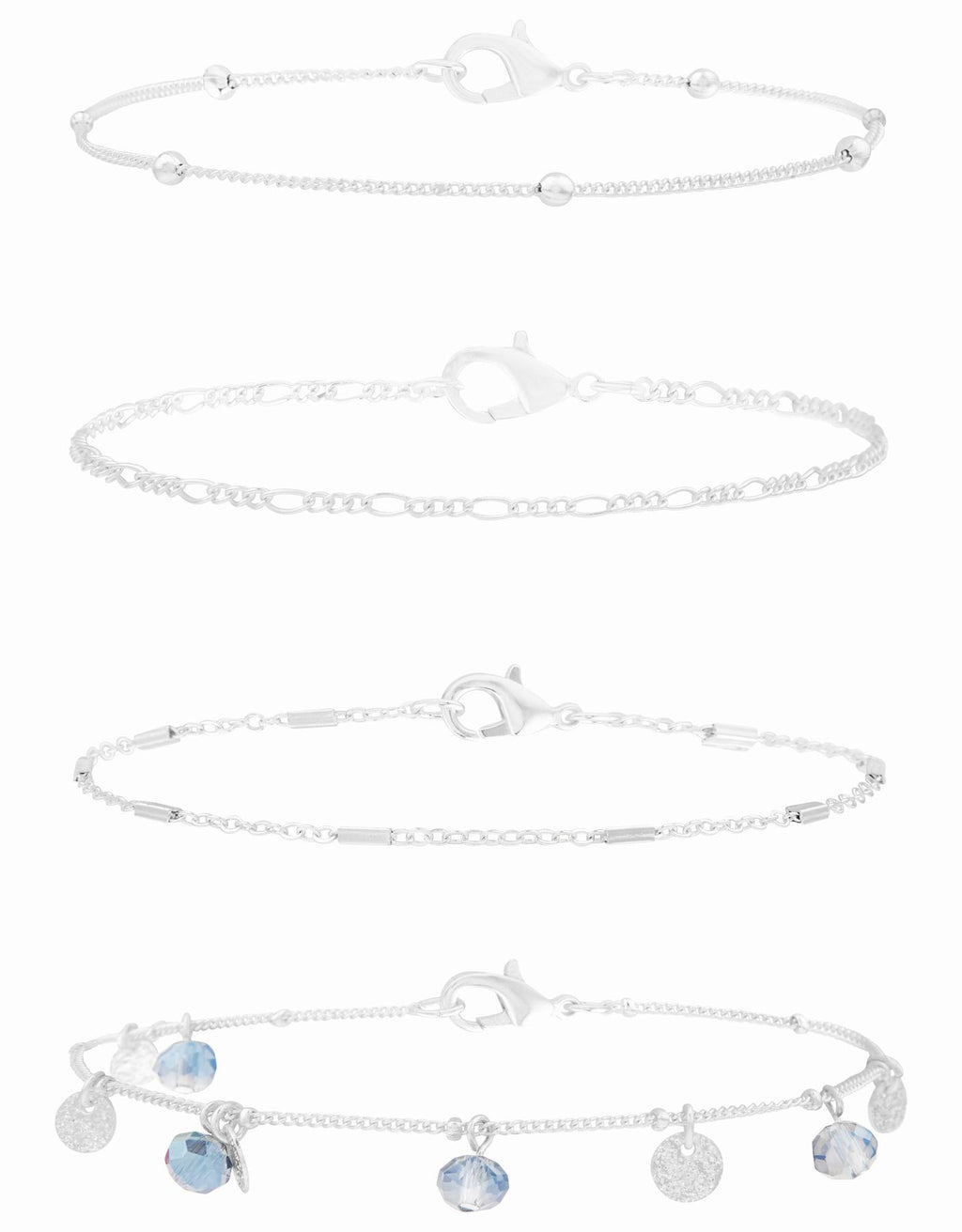 Chain Anklet 4 Pack