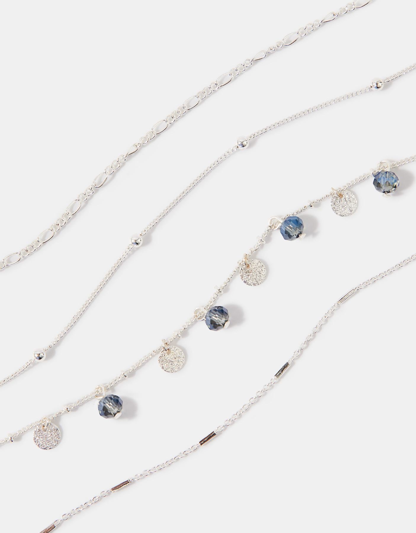Chain Anklet 4 Pack