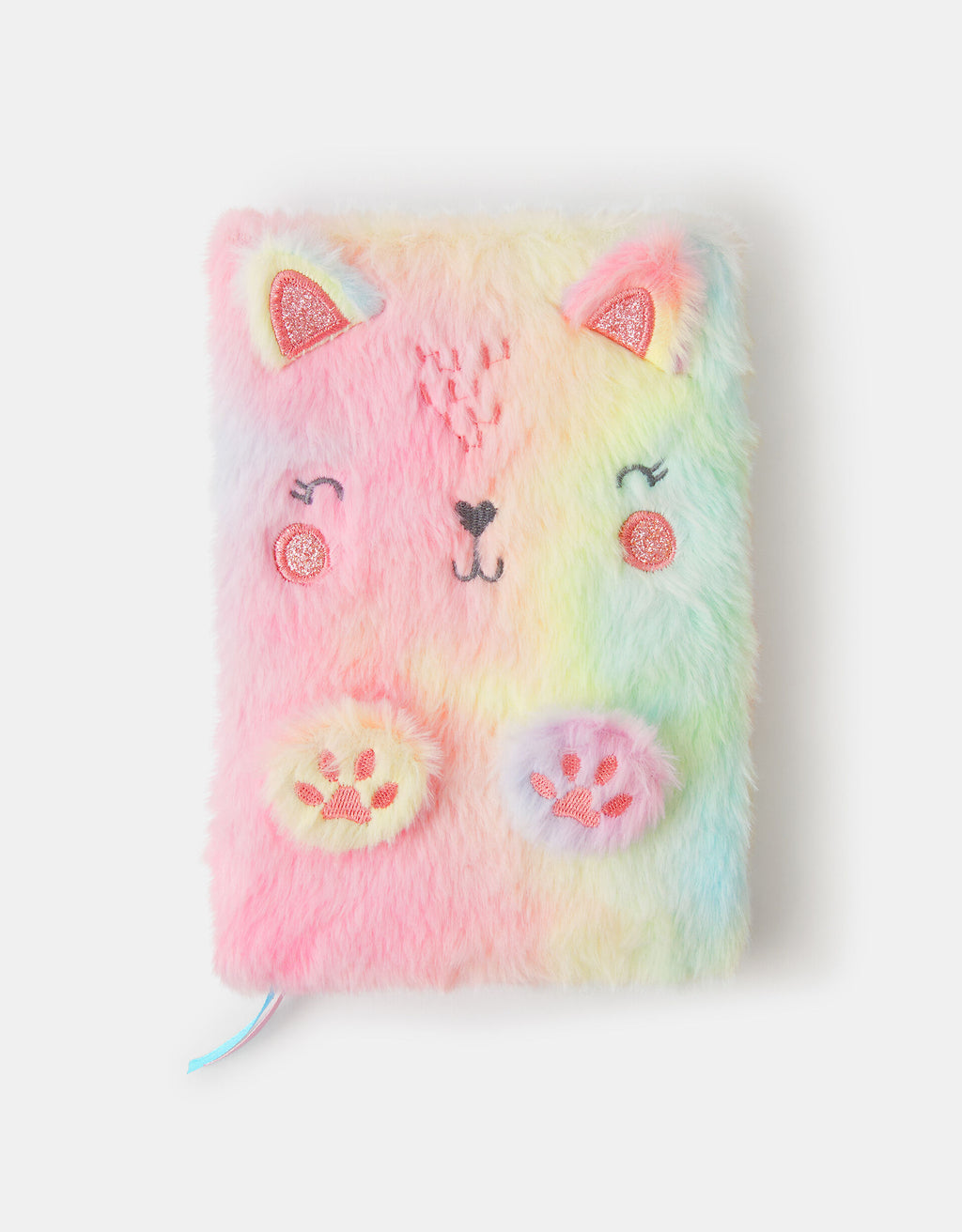 Girls Fluffy Cat Notebook