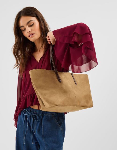 Suedette Tote Bag