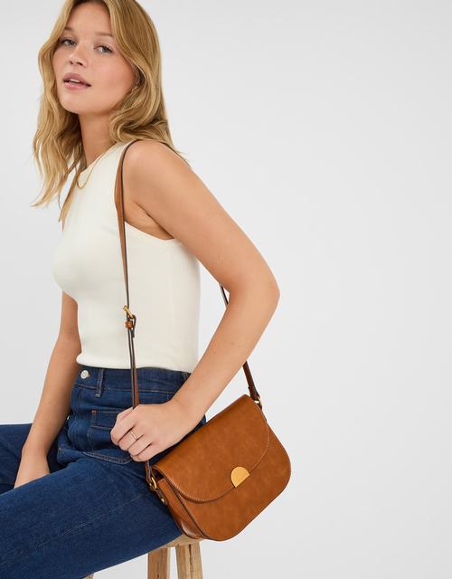 Boxy Crossbody Bag Green