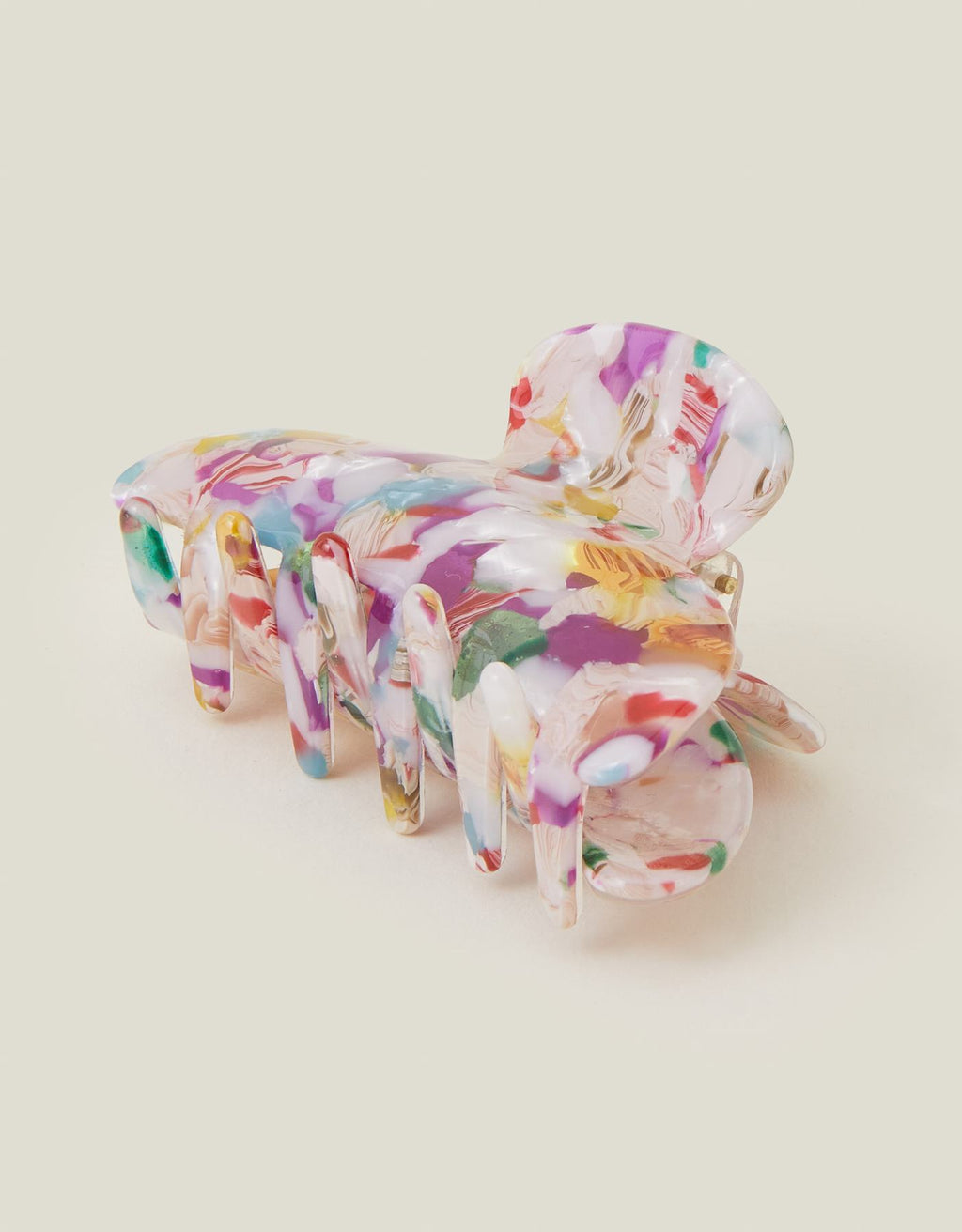 Marbled Resin Claw Clip