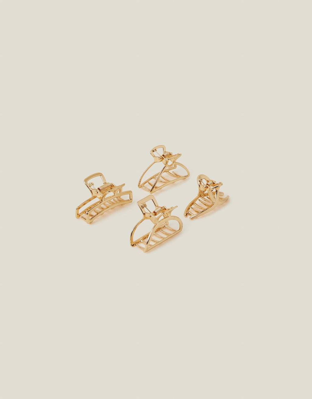4-Pack Small Metal Claw Clips