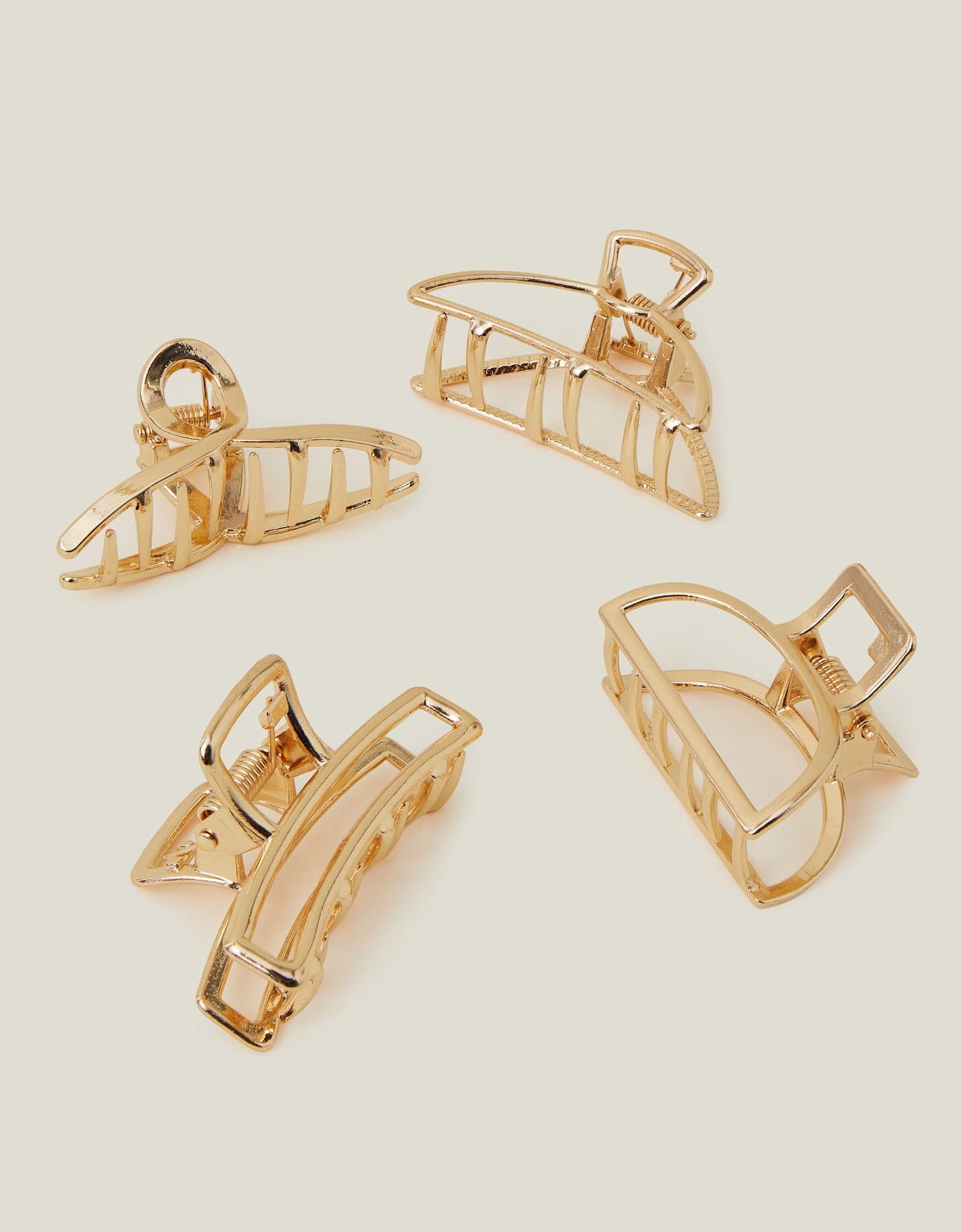 4-Pack Small Metal Claw Clips