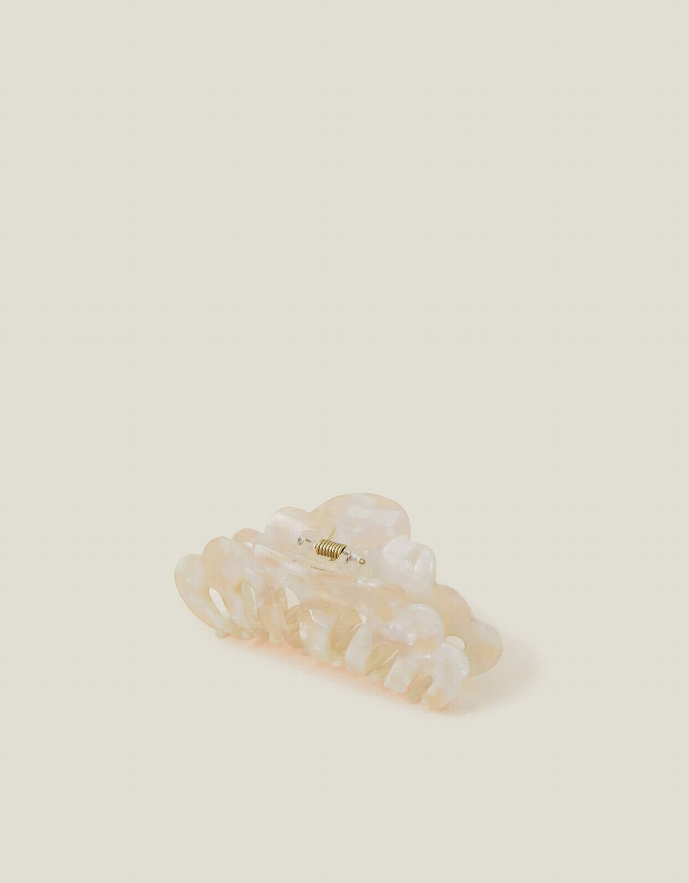 Pearlescent Resin Claw Clip