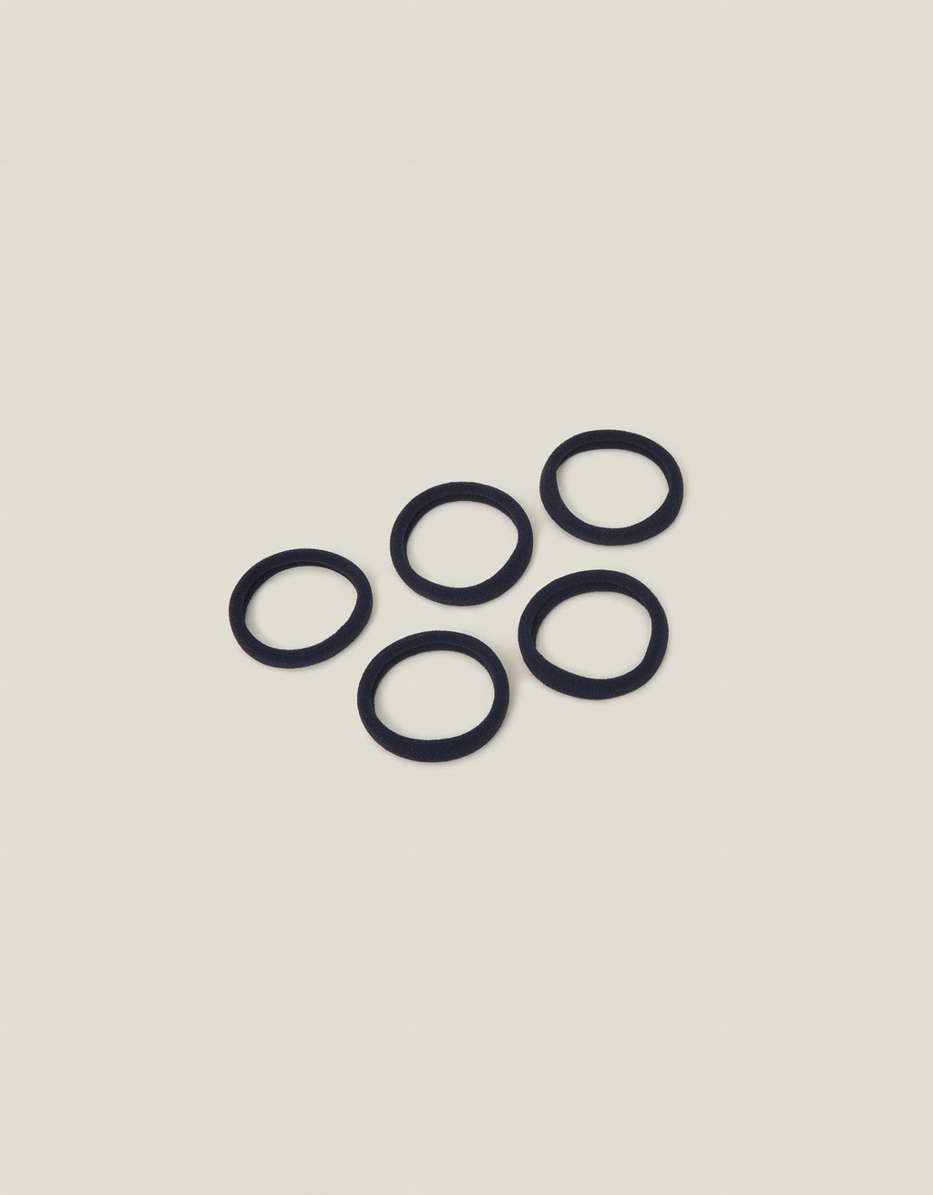 5-Pack Towelling Hair Bands Blue