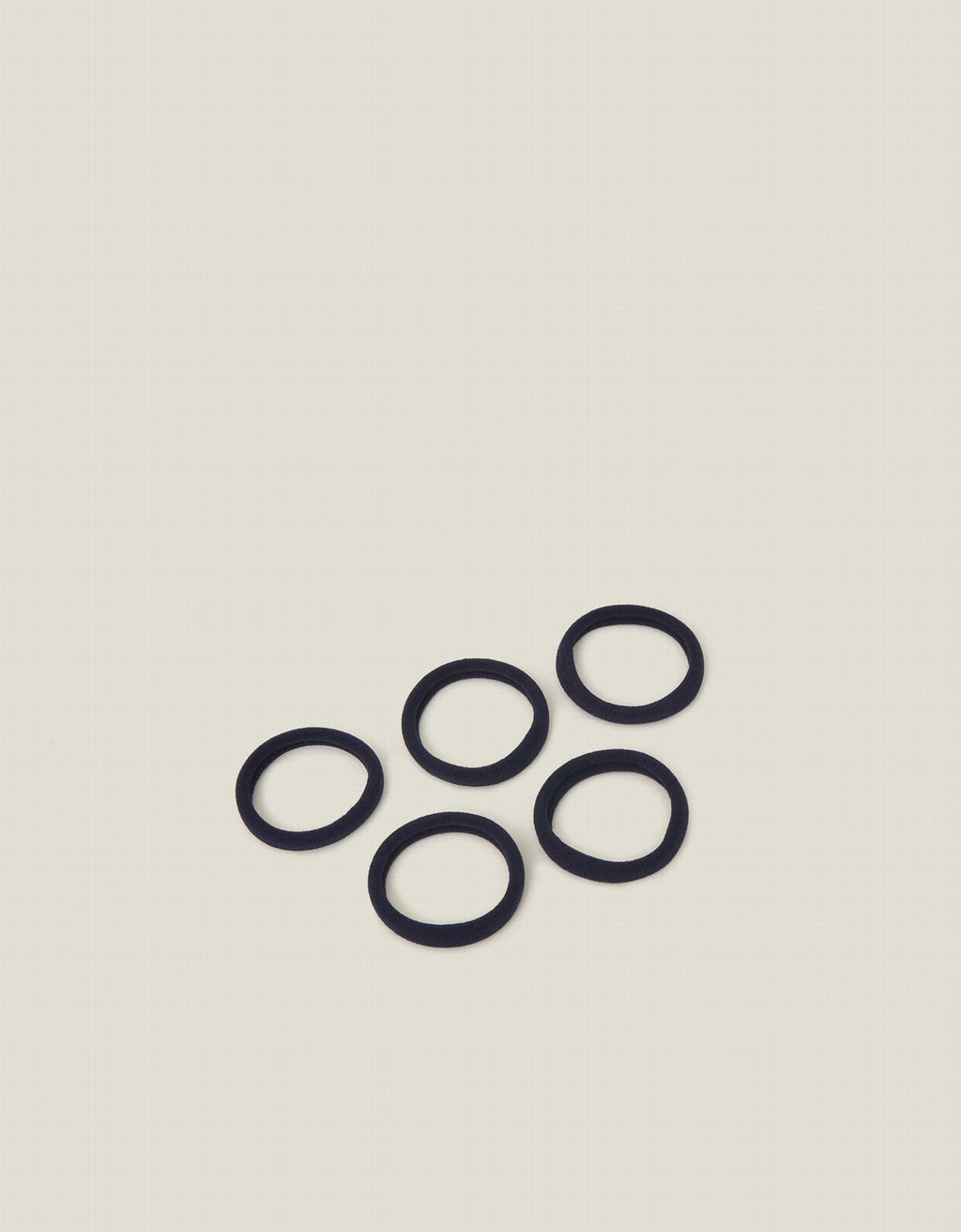 5-Pack Towelling Hair Bands Blue