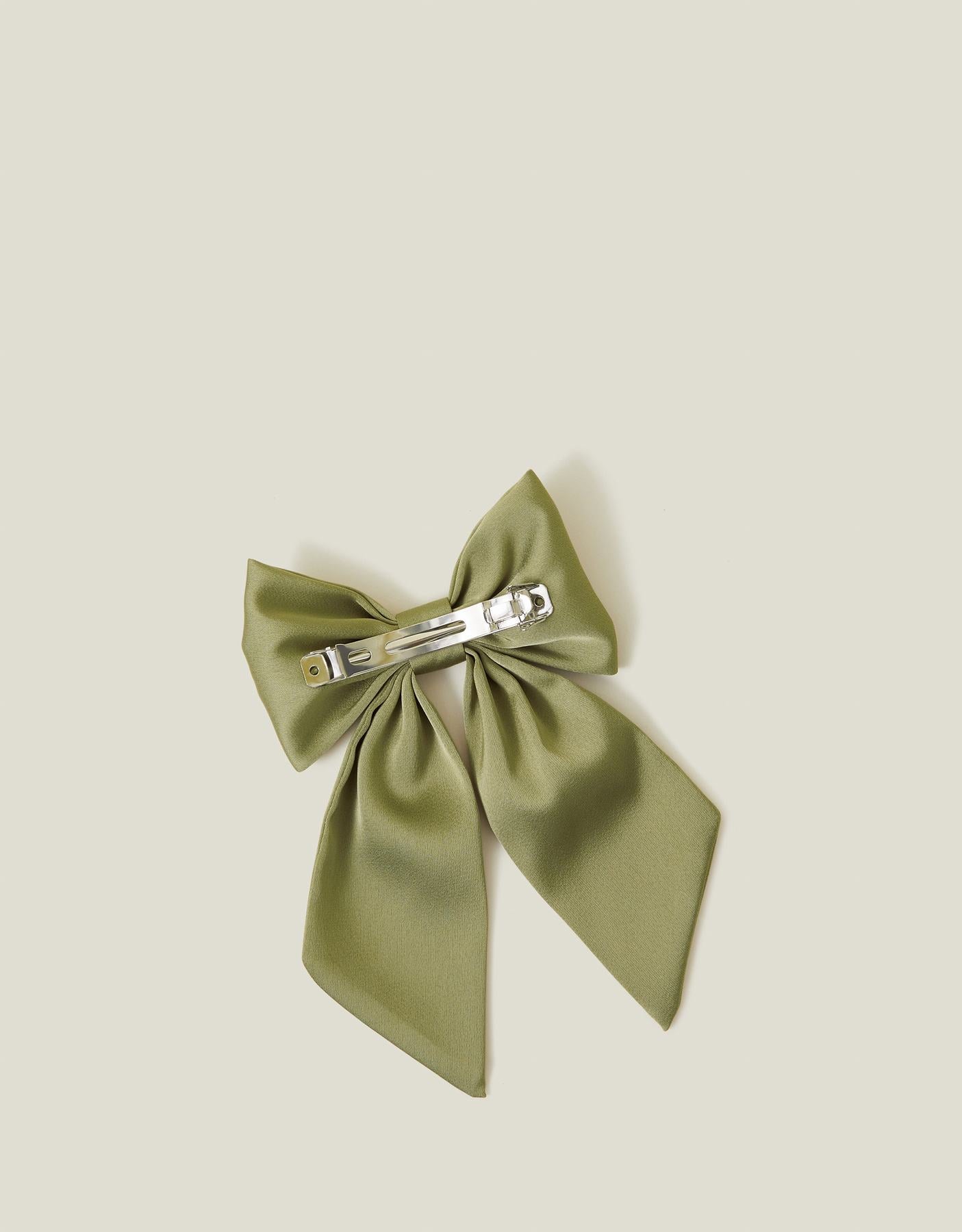 Satin Bow Hair Clip