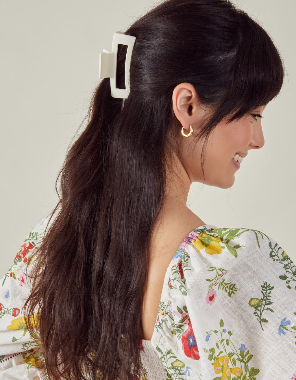 Matte Rectangle Claw Clip