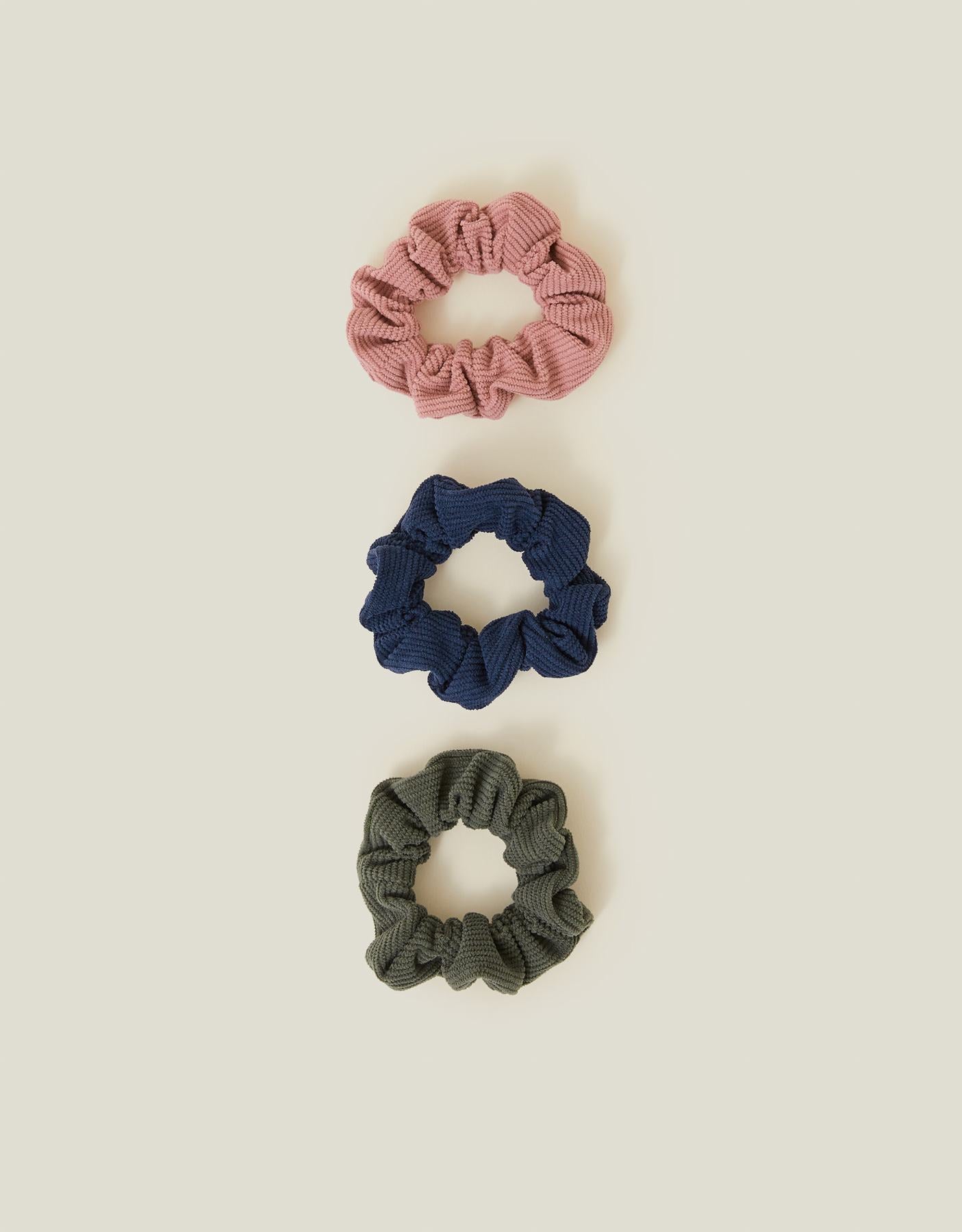 3 X CORD SCRUNCHIES