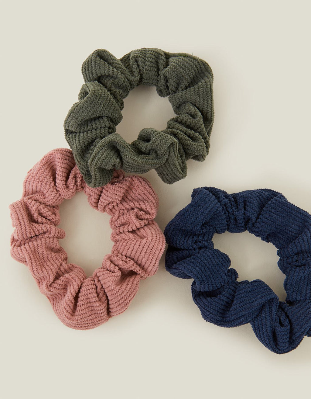 3 X CORD SCRUNCHIES