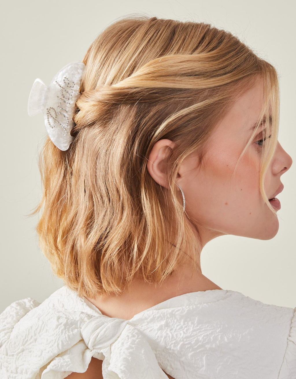 Bride Embellished Claw Clip