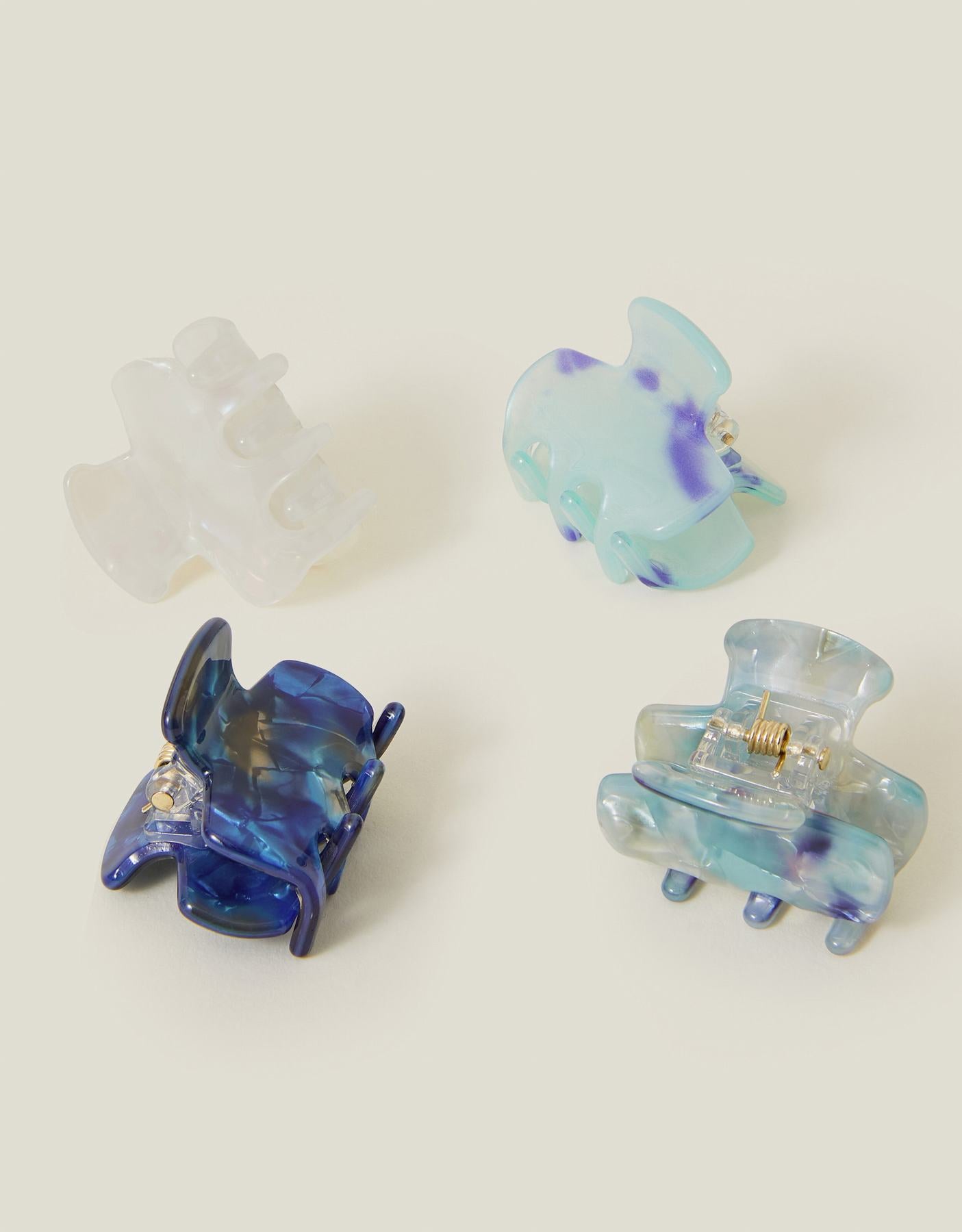 4-Pack Small Resin Claw Clips