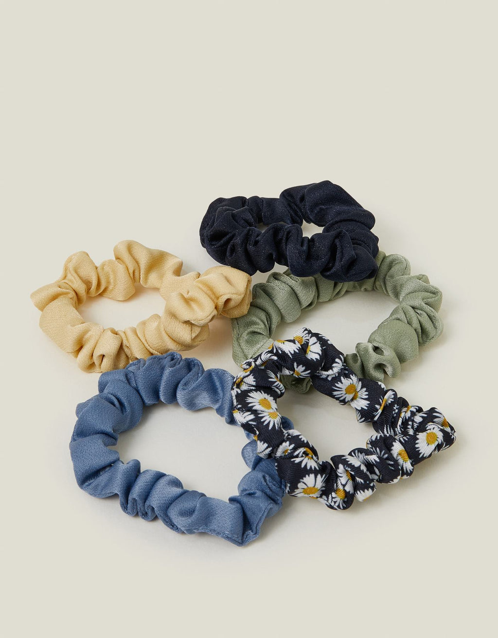 5-Pack Mix Skinny Hair Scrunchies
