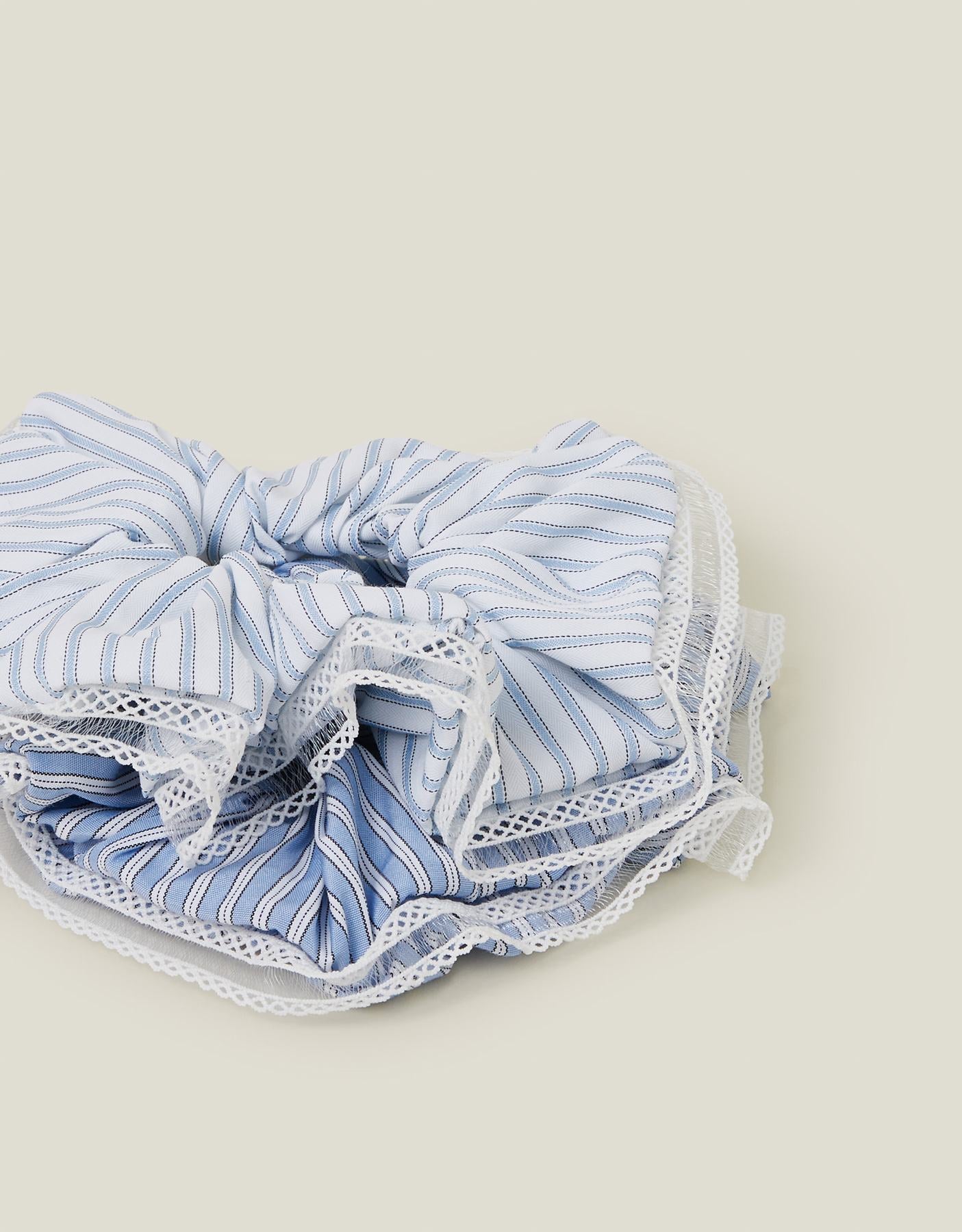 2-Pack Stripe Hair Scrunchies