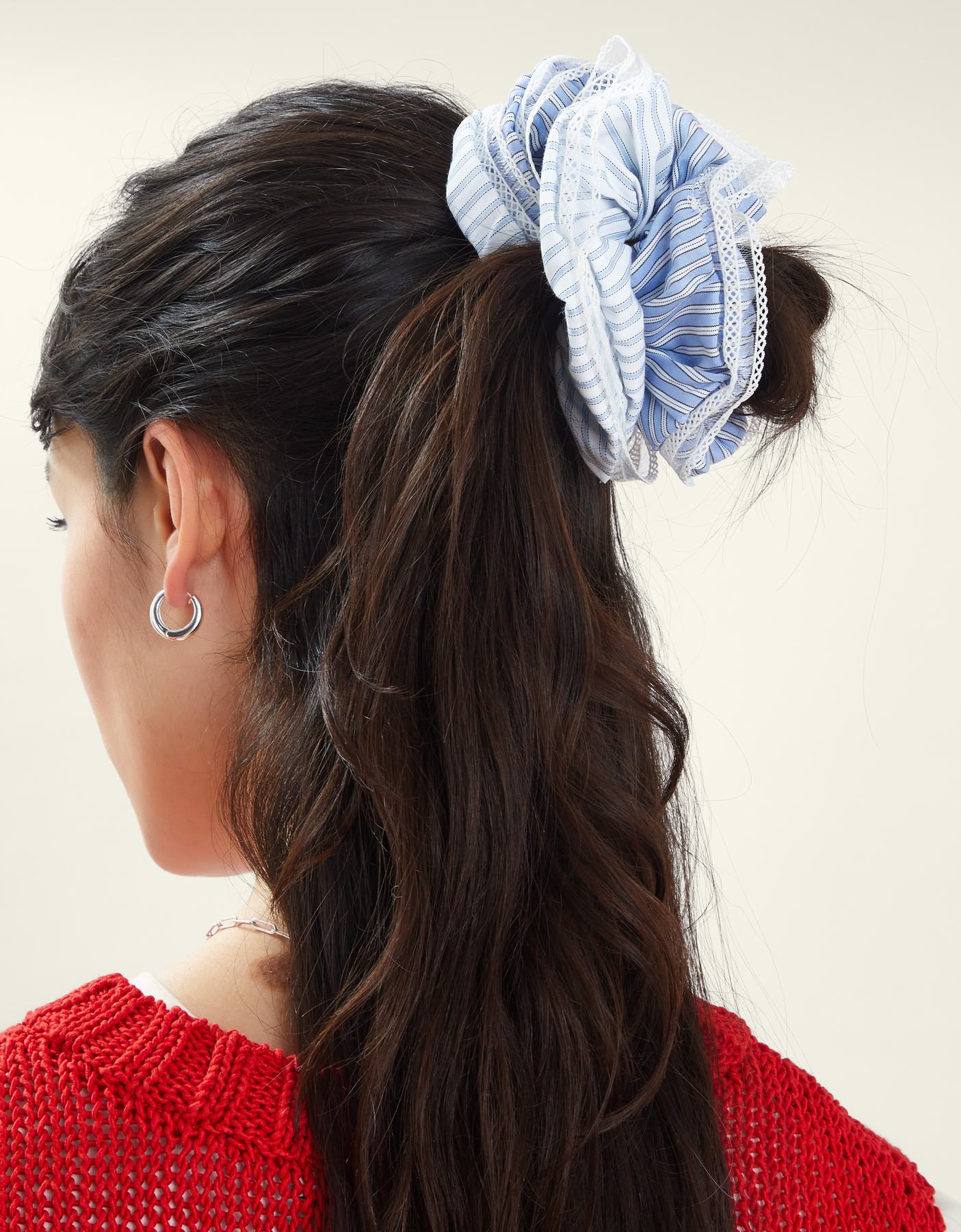 2-Pack Stripe Hair Scrunchies