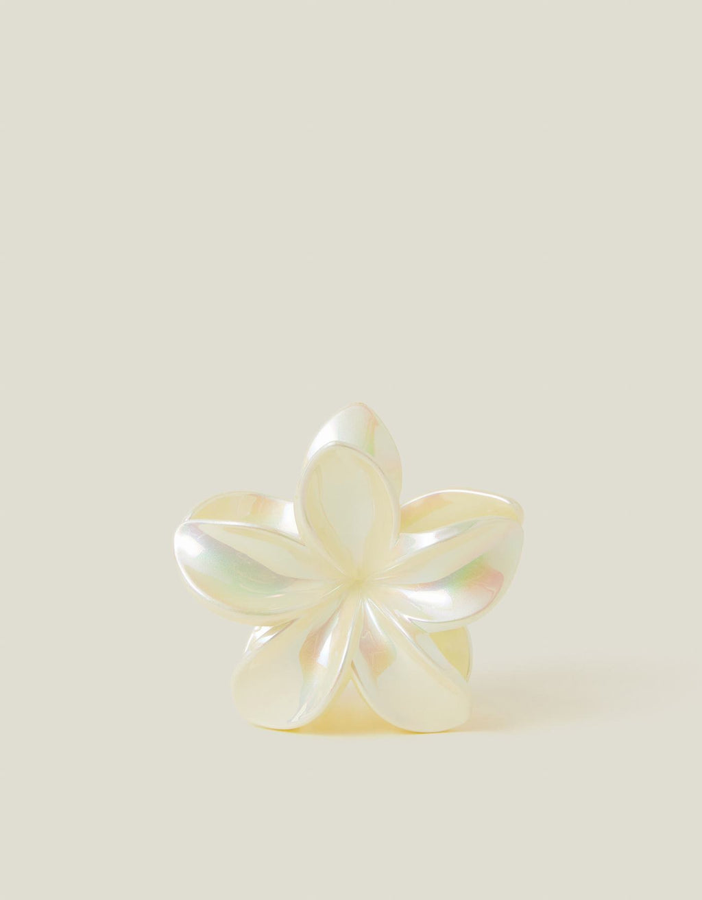 PEARLISED FLOWER CLAW CLIP