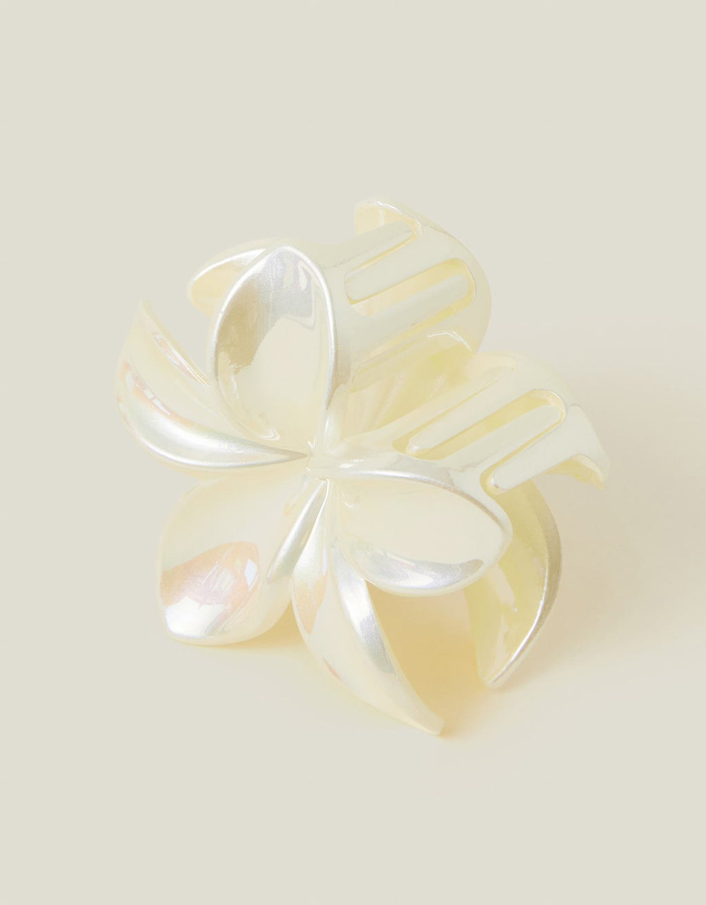 PEARLISED FLOWER CLAW CLIP
