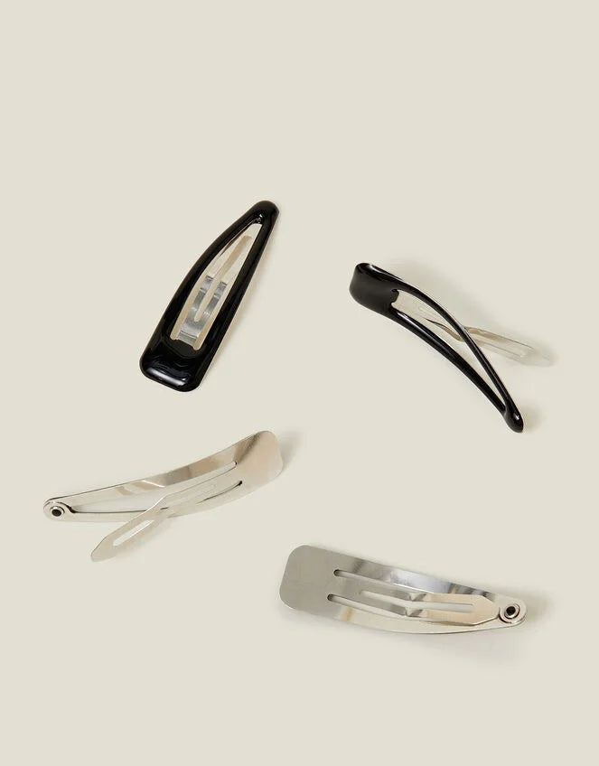 4-Pack Snap Hair Clips