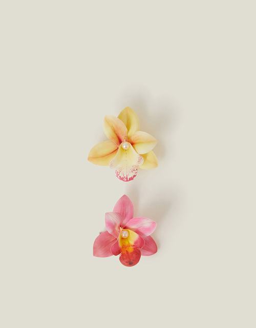 2-Pack Orchid Hair Clips