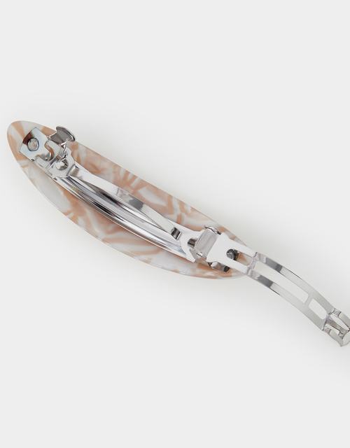 Pearl Resin Barrette Hair Clip