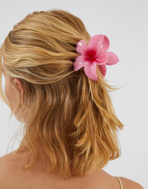 Tropical Flower Claw Clip