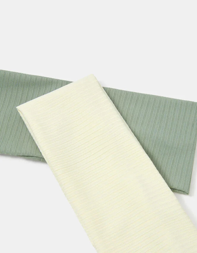 2-Pack Ribbed Bando Headbands
