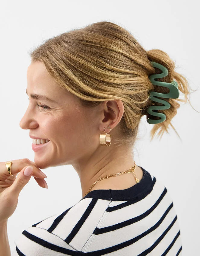 Large Wiggle Matte Claw Clip