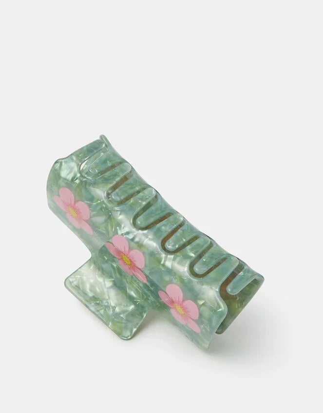 Blossom Print Claw Clip