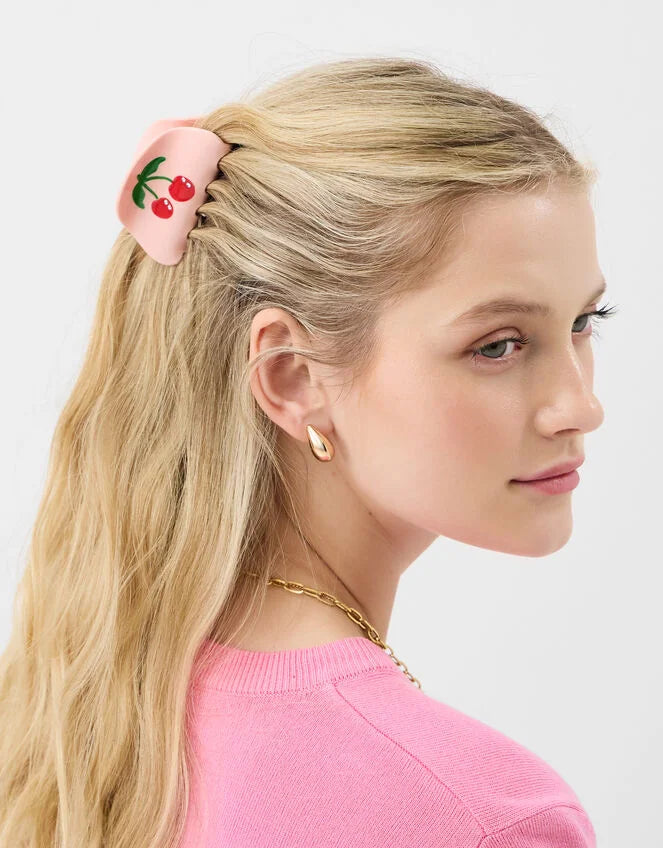 2-Pack Cherry Gem Claw Clips