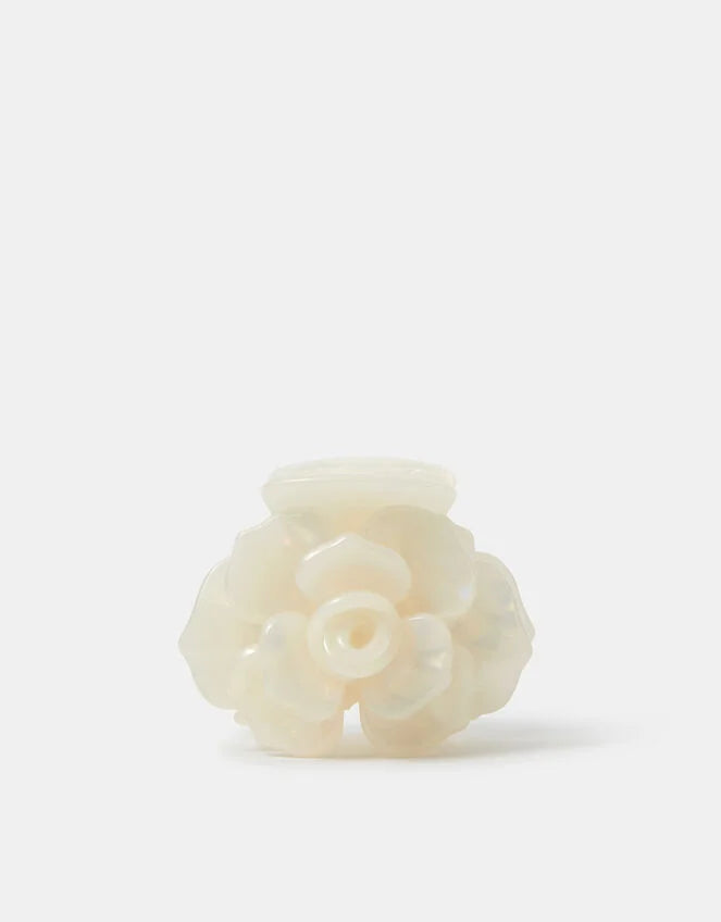 Rose Claw Clip Cream