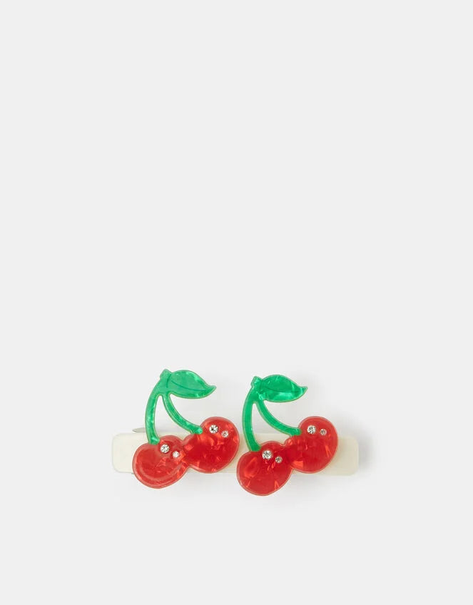 Cherry Barrette Hair Clip