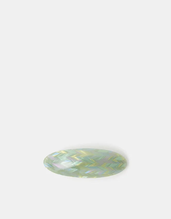 Shimmer Resin Barrette Hair Clip