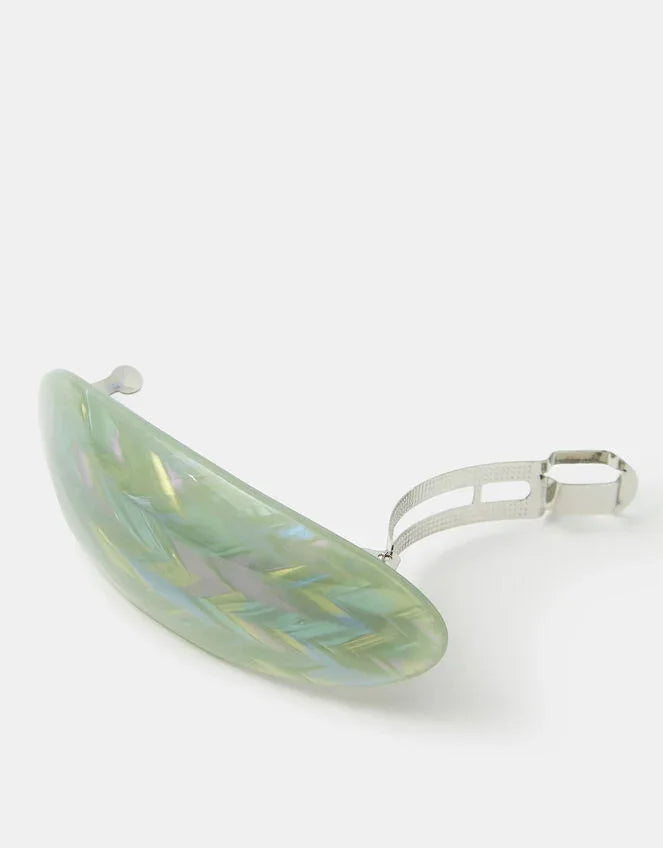 Shimmer Resin Barrette Hair Clip