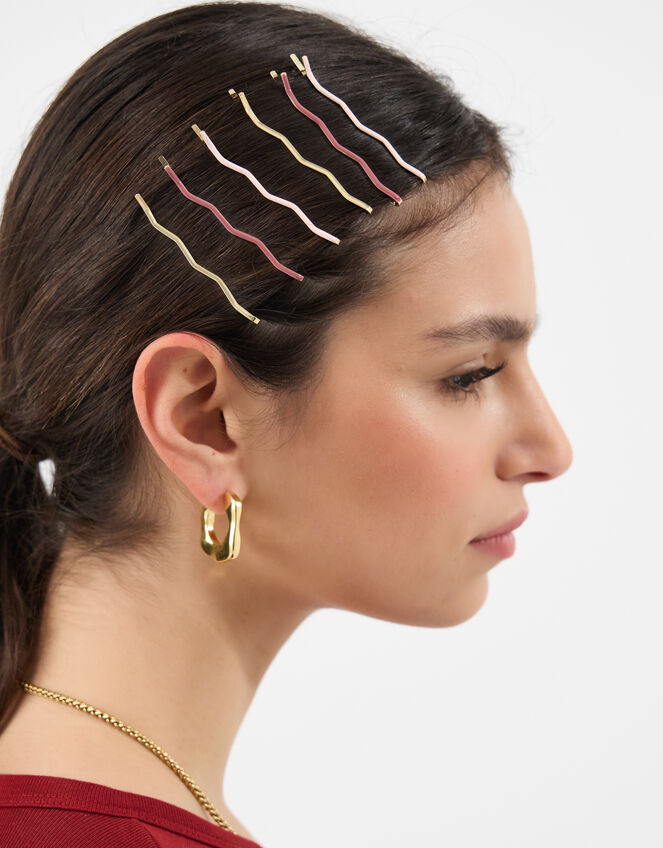 6 X WIGGLE HAIR SLIDES