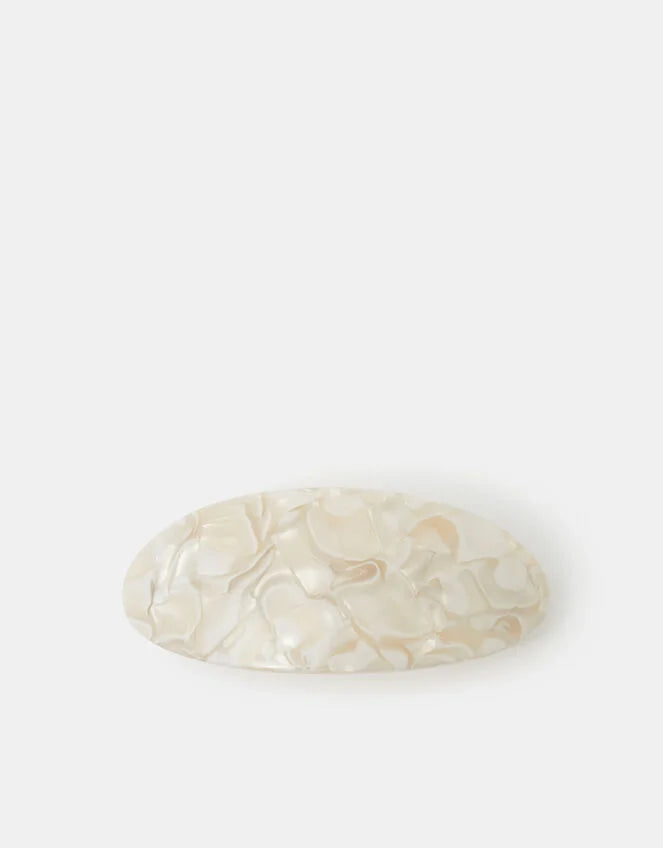 Pearlescent Barrette Hair Clip