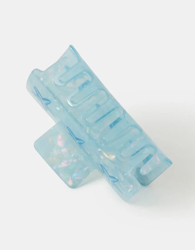 Iridescent Starfish Claw Clip