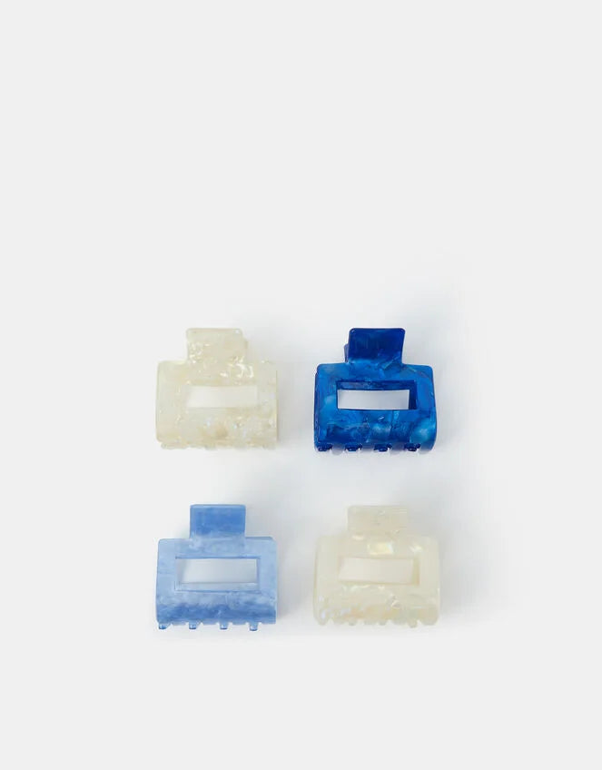 4-Pack Resin Square Claw Clips