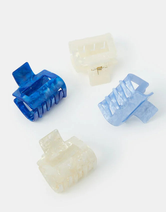 4-Pack Resin Square Claw Clips