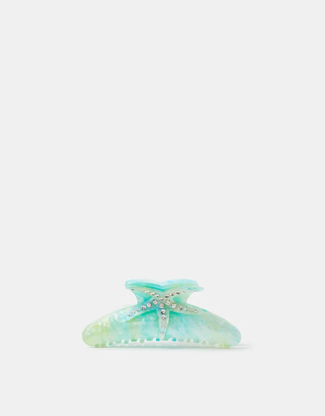 Starfish Shimmer Claw Clip