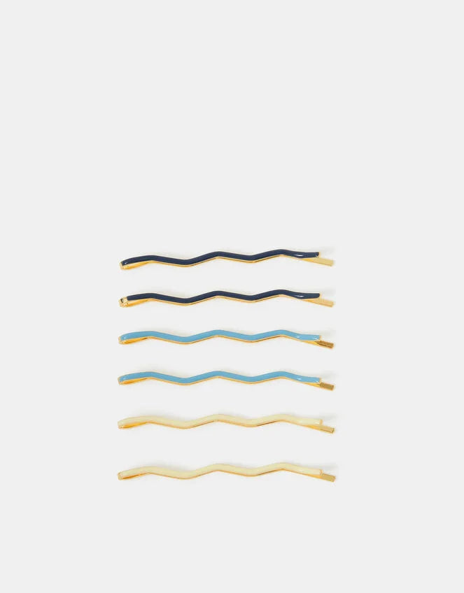 6-Pack Wiggle Hair Slides