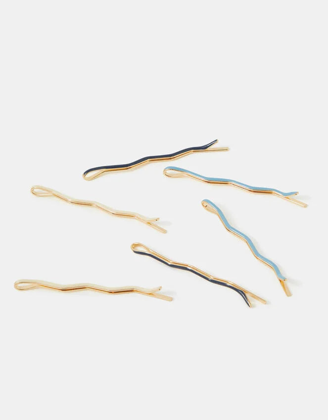 6-Pack Wiggle Hair Slides
